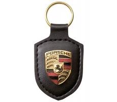 Брелок для ключей с гербом Porsche Crest Keyring, Black